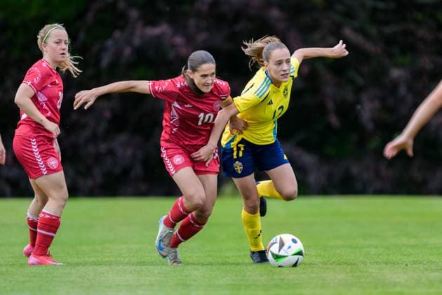 Football, Women, U18, Sweden - Denmark