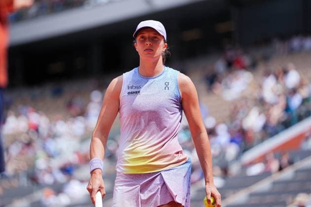 2025.06.01 Paryz French Open Roland Garros 2025 Iga Swiatek - Elena Rybakina N z Iga Swiatek Foto Pawel Andrachiewicz PressFocus 2025.06.01 Paris Tennis French Open Roland Garros 2025 Iga Swiatek - Elena Rybakina Iga Swiatek Credit: Pawel Andrachiewicz PressFocus NEWSPIX.PL --- newspix.pl 