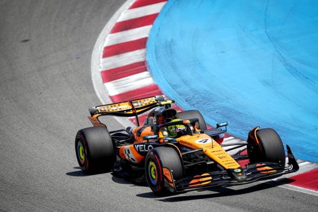 BARCELONA - Lando Norris (McLaren) in action at the Circuit de Barcelona-Catalunya during the Spanish Grand Prix. ANP SANDER KING xVIxANPxSportx xxANPxIVx 529107189 originalFilename: 529107189.jpg