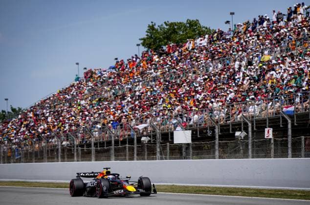 BARCELONA - Max Verstappen (Red Bull Racing) in action at the Circuit de Barcelona-Catalunya during the Spanish Grand Prix. ANP SANDER KING xVIxANPxSportx xxANPxIVx 529108032 originalFilename: 529108032.jpg