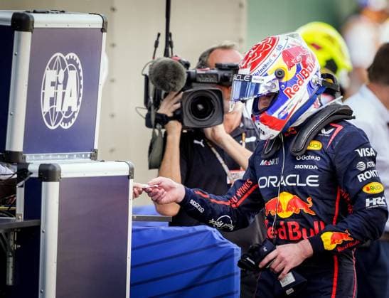 BARCELONA - Max Verstappen (Red Bull Racing) at the Circuit de Barcelona-Catalunya after the Spanish Grand Prix. ANP SANDER KING xVIxANPxSportx xxANPxIVx 529111972 originalFilename: 529111972.jpg