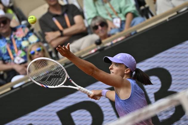 Tennis : Roland Garros 2025 - ITF - Tennis - Roland Garros 2025 - ITF - Iga Swiatek - Pologne France  Copyright: xChryslenexCaillaudx xPsnewzx