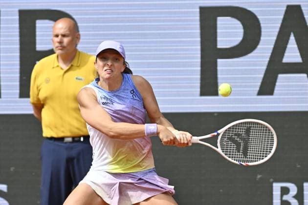 Tennis : Roland Garros 2025 - ITF - Tennis - Roland Garros 2025 - ITF - Iga Swiatek - Pologne France  Copyright: xChryslenexCaillaudx xPsnewzx