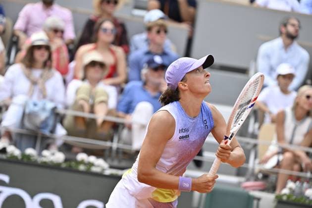 Tennis : Roland Garros 2025 - ITF - Tennis - Roland Garros 2025 - ITF - Iga Swiatek - Pologne France  Copyright: xChryslenexCaillaudx xPsnewzx