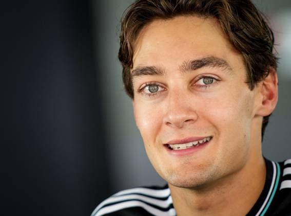 BARCELONA - George Russell (Mercedes) during a press conference, PK, Pressekonferenz at the Circuit de Barcelona-Catalunya after the Spanish Grand Prix. ANP SANDER KING xVIxANPxSportx xxANPxIVx 529112374 originalFilename: 529112374.jpg