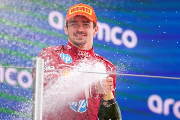 Charles Leclerc of Monaco and Scuderia Ferrari , Race, F1 Grand Prix of Spain, on 01 June 2025 in Barcelona, Spain Photo by Diogo Cardoso DeFodi Images Charles Leclerc of Monaco and Scuderia Ferrari , Race, F1 Grand Prix of Spain, Circuit de Barcelona Catalunya on June 1, 2025 in Barcelona, Spain Photo by Diogo Cardoso DeFodi Images
