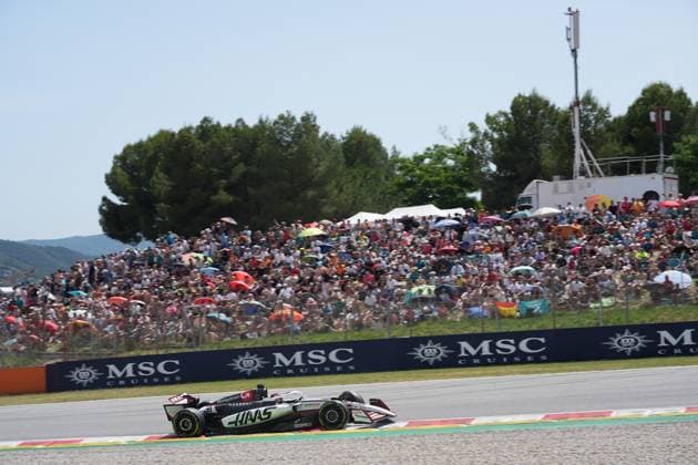 Formula 1 Aramco Grand Prix of Spain 2025 01 06 2025, Circuit de Catalunya, Barcelona, Formula 1 Aramco Grand Prix of Spain 2025 , pictured Esteban Ocon FRA , MoneyGram Haas F1 Team nordphotoxGmbHx xBratic nph00250