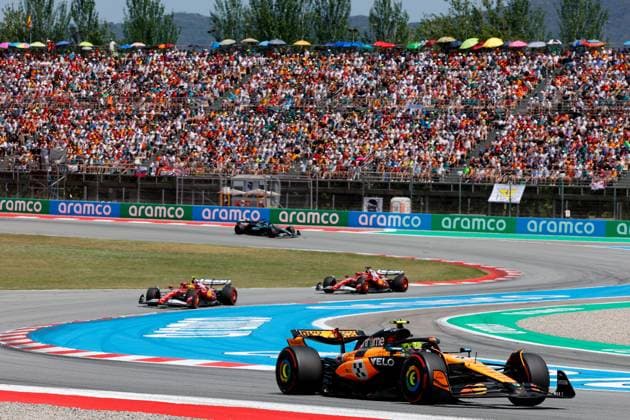 4 Lando Norris GBR, McLaren F1 Team , F1 Grand Prix of Spain at Circuit de Barcelona Catalunya on June 1, 2025 in Barcelona, Spain Photo by HOCH ZWEI Barcelona Spain