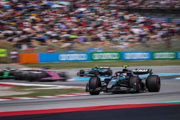 12 Andrea Kimi Antonelli ITA, Mercedes AMG Petronas F1 Team , F1 Grand Prix of Spain at Circuit de Barcelona Catalunya on June 1, 2025 in Barcelona, Spain Photo by HOCH ZWEI Barcelona Spain
