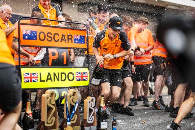 F1 - SPANISH GRAND PRIX 2025 PIASTRI Oscar (aus), McLaren F1 Team MCL39, portrait during the Formula 1 Aramco Gran Premio de Espana 2025, Spanish Grand Prix 2025, 9th round of the 2025 FIA Formula One World Championship, WM, Weltmeisterschaft from May 30 to June 1, 2025 on the Circuit de Barcelona-Catalunya, in Montmelo, Spain - MontmeloSpain  Copyright: xCharlyxLopezx