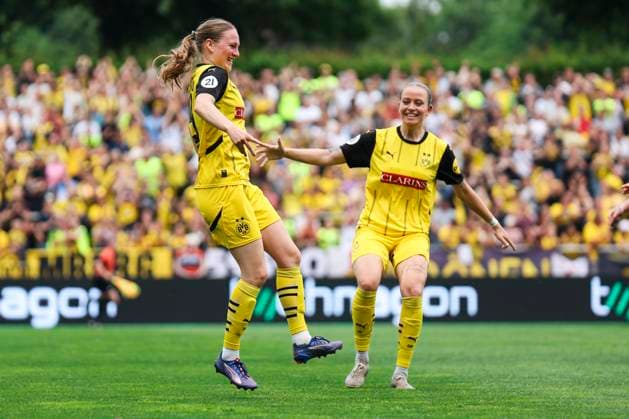 Association Cup Final BVB FC Schalke 04 on 01 06 2025 Annika Enderle Borussia Dortmund, 19 cheers to 2 0 Association Cup Final BVB FC Schalke 04 Dortmund, Stadion Rote Erde on 01 06 2025 Copyright: xBEAUTIFULxSPORTS Freisenx