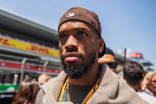 2025 Formula One Spanish Grand Prix Circuit de Catalunya, Barcelona, Spain. 1.June.2025; Ivan Toney of Great Britain and Al-Ahli and the England national team, Nationalteam during Formula One Spanish Grand Prix Barcelona Circuit de Catalunya SPAIN Copyright: xJayxHiranox