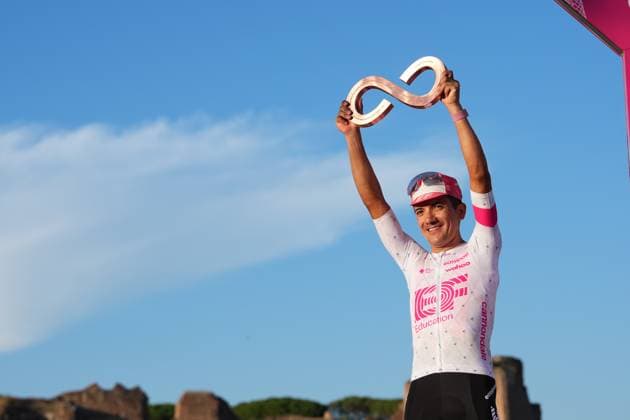 Richard Carapaz of Ef Education - Easypost during the stage 21 of the Giro d™Italia from Roma to Roma, Italy - Sunday, June 01, 2025. - cycling.  Copyright: xFabioxFerrari LaPressex