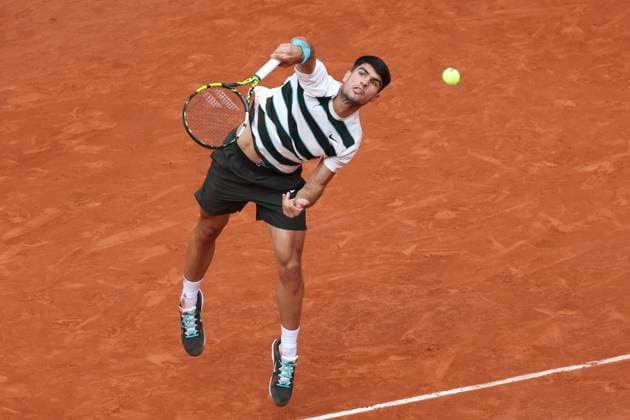 TENNIS : Roland Garros 2025 - Internationaux de France - 01 06 2025 Ben Shelton (USA) Vs Carlos Alcaraz (ESP) ParisFrance  Copyright: xMichtofx
