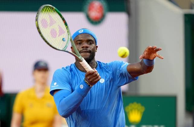TENNIS - French Open 2025 PARIS,FRANCE,01.JUN.25 - TENNIS - ATP, Tennis Herren World Tour, French Open, Roland Garros, Grand Slam. Image shows Frances Tiafoe (USA).  GEPAxpictures xMichaelxRiedler