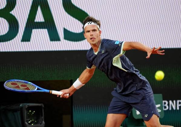 TENNIS - French Open 2025 PARIS,FRANCE,01.JUN.25 - TENNIS - ATP, Tennis Herren World Tour, French Open, Roland Garros, Grand Slam. Image shows Daniel Altmaier (GER).  GEPAxpictures xMichaelxRiedler