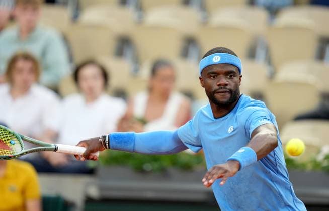 TENNIS - French Open 2025 PARIS,FRANCE,01.JUN.25 - TENNIS - ATP, Tennis Herren World Tour, French Open, Roland Garros, Grand Slam. Image shows Frances Tiafoe (USA).  GEPAxpictures xMichaelxRiedler
