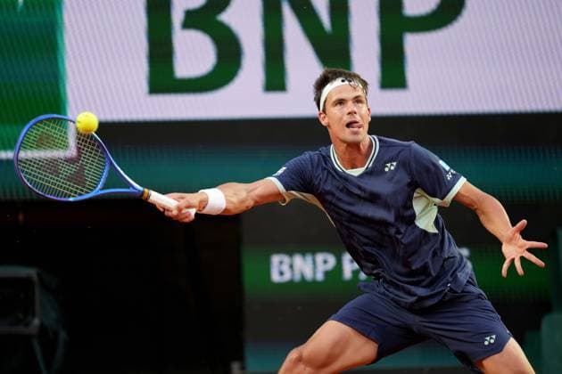 TENNIS - French Open 2025 PARIS,FRANCE,01.JUN.25 - TENNIS - ATP, Tennis Herren World Tour, French Open, Roland Garros, Grand Slam. Image shows Daniel Altmaier (GER).  GEPAxpictures xMichaelxRiedler