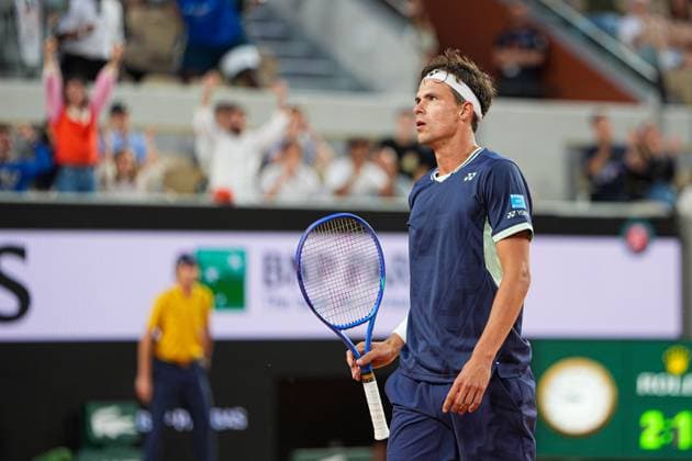 2025.06.01 Paryz French Open Roland Garros 2025 Frances Tiafoe - Daniel Altmaier N z Daniel Altmaier Foto Pawel Andrachiewicz PressFocus 2025.06.01 Paris Tennis French Open Roland Garros 2025 Frances Tiafoe - Daniel Altmaier Daniel Altmaier Credit: Pawel Andrachiewicz PressFocus NEWSPIX.PL --- newspix.pl 