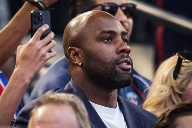 June 1, 2025, Paris, France, France: Teddy RINER during a ceremony to present the trophy a day after Paris Saint-Germain (PSG) football club won the UEFA Champions League at Parc des Princes Stadium on June 01, 2025 in Paris, France. Paris France - ZUMAm308 20250601_zsp_m308_045 Copyright: xMatthieuxMirvillex