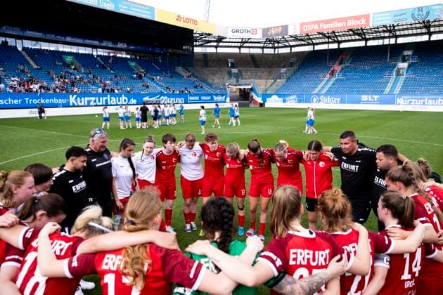 Regionalliga Nordost Frauen F C Hansa Rostock vs 1 FFV Erfurt Rostock 01 06 2025 1 FFV Erfurt Regionalliga Nordost Frauen F C Hansa Rostock vs 1 FFV Erfurt Ostseestadion Rostock 01 06 2025 Copyright: xBEAUTIFULxSPORTS Duehringx