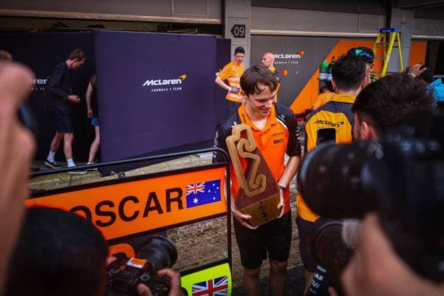 MOTORI - Formula 1 - Aramco Gran Premio de Espana 2025 - Race 81 Oscar Piastri, (AUS) McLaren Mercedes MCL39, during the Spanish GP, Barcelona 29 May-1 June 2025, Montemelo Formula 1 World Championship, WM, Weltmeisterschaft 2025. Spain Spain  Copyright: xIPAxSport ABACAx
