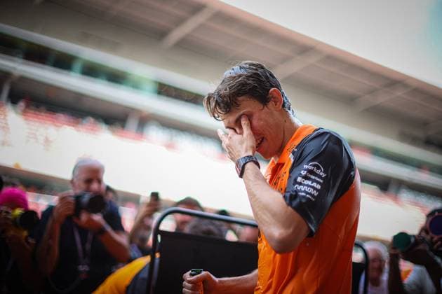 MOTORI - Formula 1 - Aramco Gran Premio de Espana 2025 - Race 81 Oscar Piastri, (AUS) McLaren Mercedes MCL39, during the Spanish GP, Barcelona 29 May-1 June 2025, Montemelo Formula 1 World Championship, WM, Weltmeisterschaft 2025. Spain Spain  Copyright: xIPAxSport ABACAx