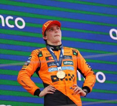 June 1, 2025, Sabadell, Barcelona, Spain: Montmelo Spain June 01, 2025 Oscar Piastri (81 AUS McLaren ) celebrates the victory during race at the Formula 1 Aramaco Spain Grand Prix 2025 in Montmelo Spain on 01 June 2025 Sabadell Spain - ZUMAu50_ 20250601_zsp_u50_023 Copyright: xXavixUrgelesx