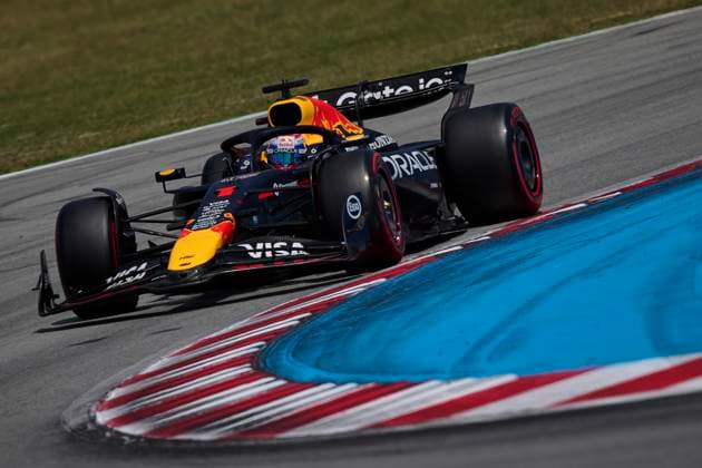 (250602) -- MONTMELO, June 2, 2025 -- Red Bull Racing s Dutch driver Max Verstappen competes during the 2025 Formula One Spanish Grand Prix at the Catalunya Circuit in Montmelo, near Barcelona, Spain, June 1, 2025. (Photo by Xinhua) (SP)SPAIN-MONTMELO-F1-SPANISH GRAND PRIX PabloxMorano 