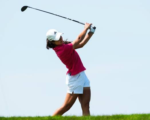 June 1, 2025, Erin, Wi, USA: MAO SAIGO of Japan tees off on the sixht hole during the final round round of the 2025 LPGA, Golf Damen U.S. Womens Open at Erin Hills Golf Course in Erin, Wis. Saigo finished in a three-way tie for third place, with a score of four under. Erin USA - ZUMAb262 20250601_znp_b262_016 Copyright: xJeffxM.xBrownx