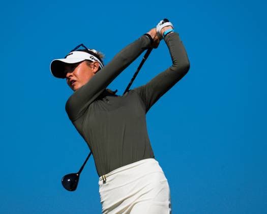 June 1, 2025, Erin, Wi, USA: NELLY KORDA of the United States tees off on the 14th hole during the final round round of the 2025 LPGA, Golf Damen U.S. Womens Open at Erin Hills Golf Course in Erin, Wis. Korda finished in a two-way tie with Rio Takeda of Japan for second, with an overall score of five under. Erin USA - ZUMAb262 20250601_znp_b262_029 Copyright: xJeffxM.xBrownx