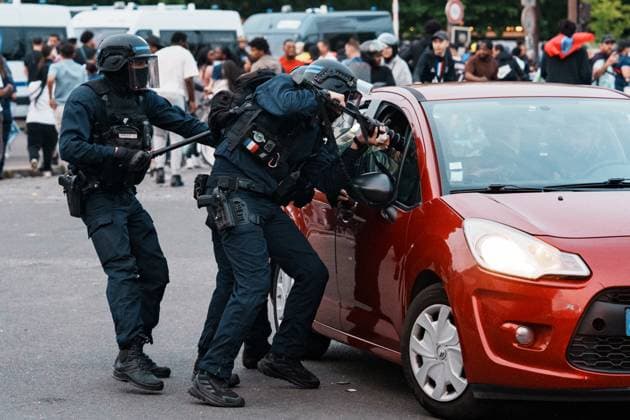Football, CL Final, Paris St. Germain - Inter Milan, Riots and riots in Paris