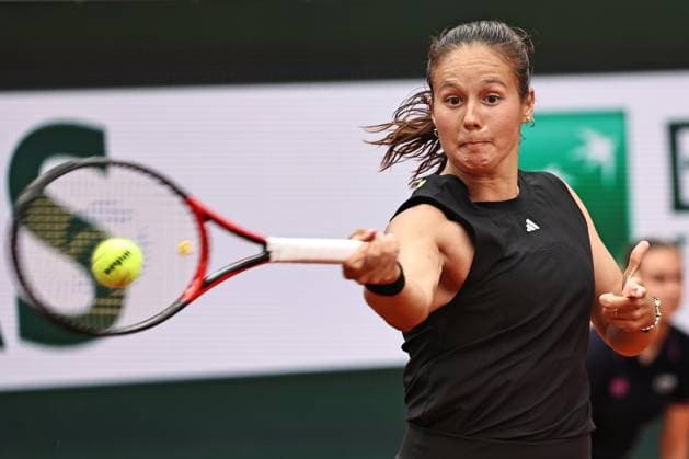 Daria Kasatkina, AUS, during fourth round of 2025 French Open at Roland Garros, Paris, 02 06 2025