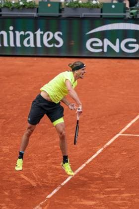 2025-06-02 French Open Roland Garros PARIS, FRANCE - JUNE 2: Alexander Zverev of Germany during the French Open at Roland Garros on June 2, 2025 in Paris, France. Paris Roland Garros France Content not available for redistribution in The Netherlands directly or indirectly through any third parties. Copyright: xMarleenxFouchierx