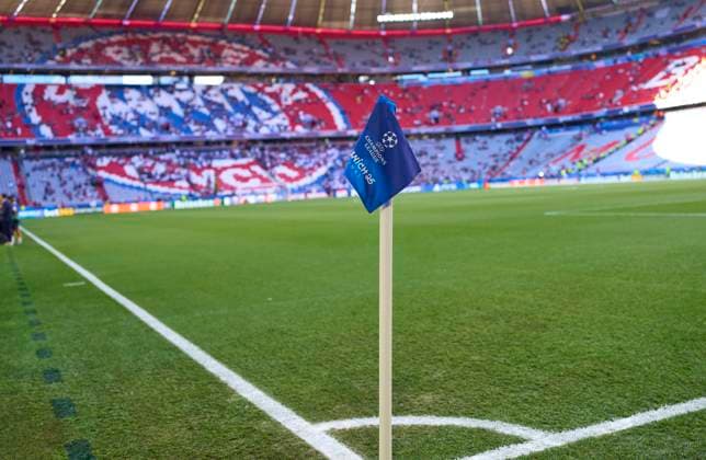Eckball Ecke, Eckfahne , corner flag, Munich Football Arena during the match PSG PARIS - INTER MAILAND 5-0 of UEFA Champions League Final on May 31, 2025 in Munich, Germany. CL Season 2024 2025
