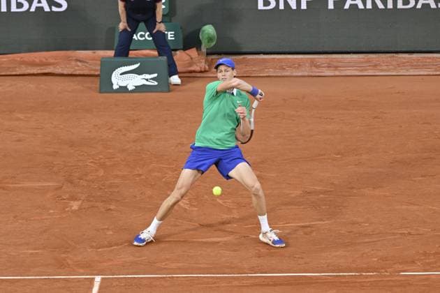 Tennis : Roland Garros 2025 - ITF - Tennis - Roland Garros 2025 - ITF - Jannick Sinner - Italie France  Copyright: xChryslenexCaillaud Psnewzx