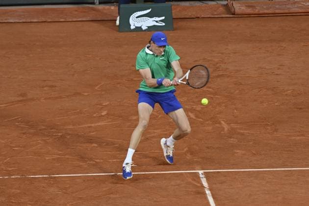 Tennis : Roland Garros 2025 - ITF - Tennis - Roland Garros 2025 - ITF - Jannick Sinner - Italie France  Copyright: xChryslenexCaillaud Psnewzx
