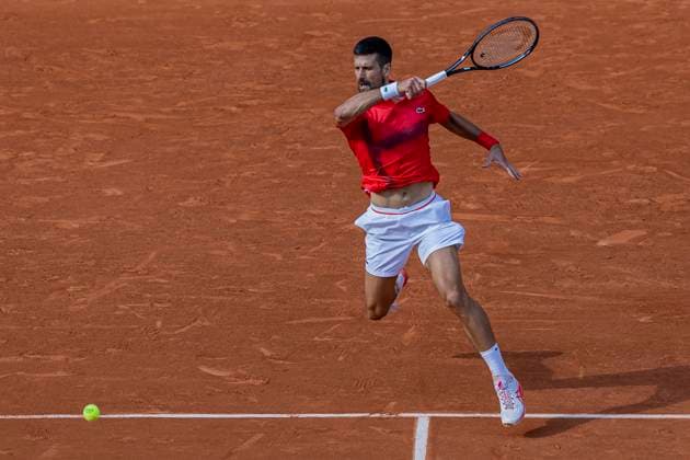2025 French Open - Day Nine Novak Djokovic returns the ball against Cameron Norrie at the Roland Garros Grand Slam Tournament in Paris, France, on June 2, 2025. Paris France  Copyright: xRobertxSzaniszlox originalFilename:szaniszlo-notitle250602_npN2I.jpg