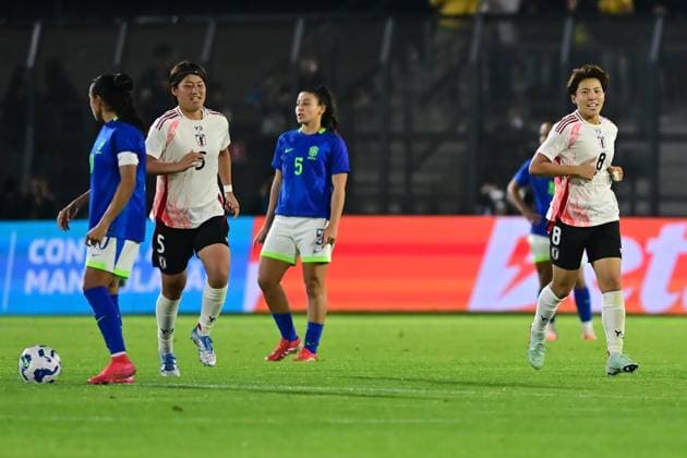 Fußball, Frauen, Länderspiel, Brasilien - Japan Cicero de Souza Marques Braganca Paulista (SP), 02 06 2025 - Friendly BRAZIL X JAPAN - Friendly match between Brazil x Japan, held at the Cicero de Souza Marques stadium in Braganca Paulista, on the evening of this Monday, 02. (Photo: Eduardo Carmim Photo Premium SPP) 30930 (EDUARDO CARMIM, Eduardo Carmim SPP) Copyright: xEDUARDOxCARMIM,xEduardoxCarmimx xSPPx spp-en-EdCaEdCa-eduardo_carmim_photo_premium_289289