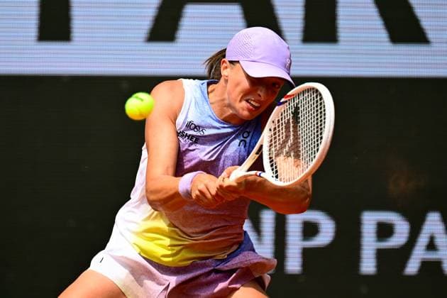 TENNIS : Roland Garros 2025 - Internationaux de France - 03 06 2025 Iga Swiatek ( POL ) during the 2025 French Open at Roland Garros on Juin 03, 2025 in Paris, France. ( Photo Dante Badano PSNewz ) - ParisFrance  Copyright: xx
