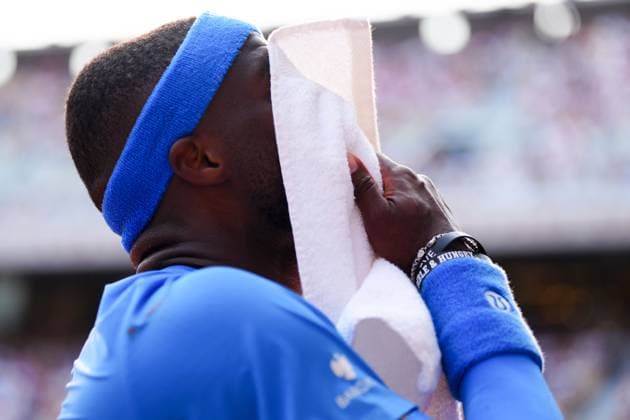 Frances Tiafoe French Open Tennis, Day Ten, Tennis, Roland Garros, Paris, France - 03 Jun 2025 EDITORIAL USE ONLY No use with unauthorised audio, video, data, fixture lists, club league logos or live services. Online in-match use limited to 120 images, no video emulation. No use in betting, games or single club league player publications.  Copyright: xJavierxGarcia Shutterstockx 15335298be