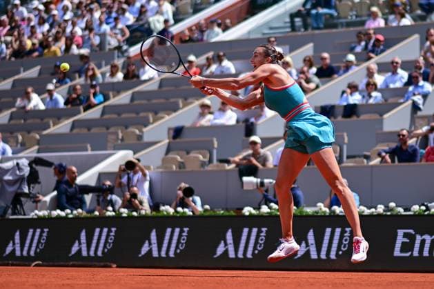 TENNIS : Roland Garros 2025 - Internationaux de France - 03 06 2025 Aryna Sabalenka ( RUS ) during the 2025 French Open at Roland Garros on Juin 03, 2025 in Paris, France. ( Photo Dante Badano PSNewz ) - ParisFrance  Copyright: xx