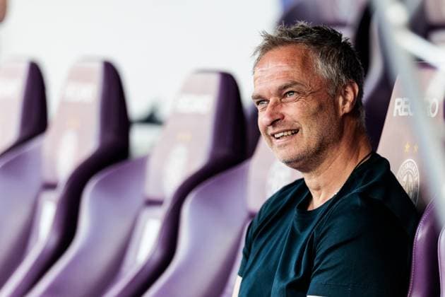 UEFA Womens Nations League Austria Germany 03 06 2025 Christian Wück national coach Germany laughing, laughing UEFA Womens Nations League Austria Germany Vienna, Franz Horr Stadium on 03 06 2025 Copyright: xBEAUTIFULxSPORTS Wunderlx