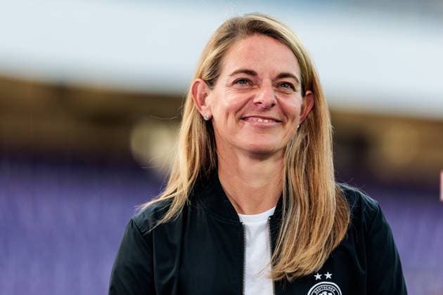 UEFA Womens Nations League Austria Germany 03 06 2025 Nia Künzer DFB Sports Director Womens Soccer UEFA Womens Nations League Austria Germany Vienna, Franz Horr Stadium on 03 06 2025 Copyright: xBEAUTIFULxSPORTS Wunderlx
