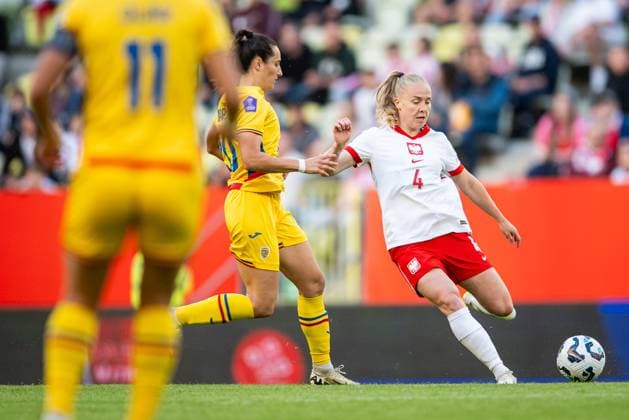 03.06.2025 GDANSK ( POLAND ) PILKA NOZNA KOBIET ( WOMEN™S FOOTBALL ) MECZ UEFA LIGI NARODOW POLSKA - RUMUNIA ( WOMEN™S UEFA NATIONS LEAGUE MATCH POLAND - ROMANIA ) NZ Paulina Dudek FOTO MATEUSZ SLODKOWSKI CYFRASPORT NEWSPIX.PL --- Newspix.pl POLAND OUT!  20250603_CS_MS_066