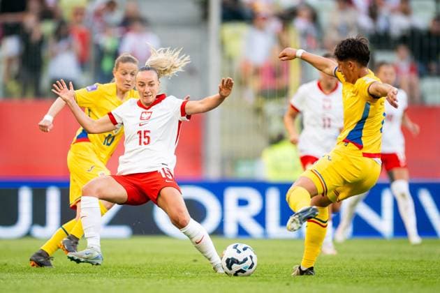 03.06.2025 GDANSK ( POLAND ) PILKA NOZNA KOBIET ( WOMEN™S FOOTBALL ) MECZ UEFA LIGI NARODOW POLSKA - RUMUNIA ( WOMEN™S UEFA NATIONS LEAGUE MATCH POLAND - ROMANIA ) NZ Milena Kokosz FOTO MATEUSZ SLODKOWSKI CYFRASPORT NEWSPIX.PL --- Newspix.pl POLAND OUT!  20250603_CS_MS_074