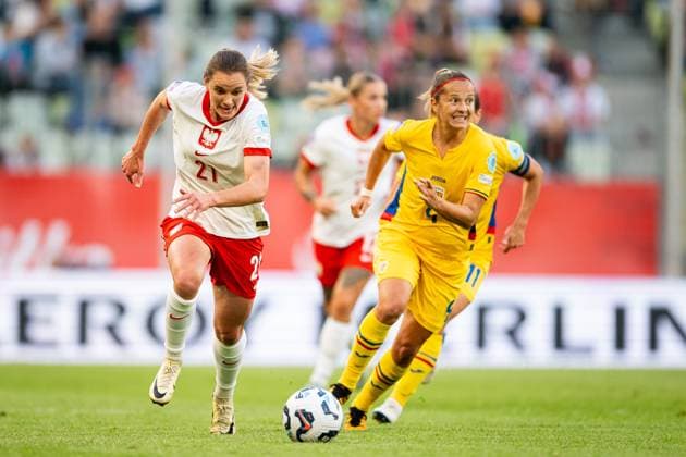 03.06.2025 GDANSK ( POLAND ) PILKA NOZNA KOBIET ( WOMEN™S FOOTBALL ) MECZ UEFA LIGI NARODOW POLSKA - RUMUNIA ( WOMEN™S UEFA NATIONS LEAGUE MATCH POLAND - ROMANIA ) NZ Paulina Tomasiak FOTO MATEUSZ SLODKOWSKI CYFRASPORT NEWSPIX.PL --- Newspix.pl POLAND OUT!  20250603_CS_MS_076