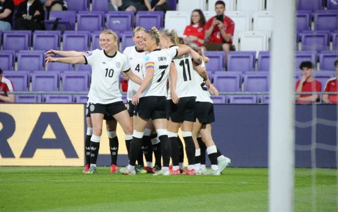 03 06 2025, xgrfx, Football UEFA Women s Nations League , Austria Germany v l Goal, Sydney Lohmann German Women s National Team DFL DFB REGULATIONS PROHIBIT ANY USE OF PHOTOGRAPHS as IMAGE SEQUENCES and or QUASI VIDEO Vienna