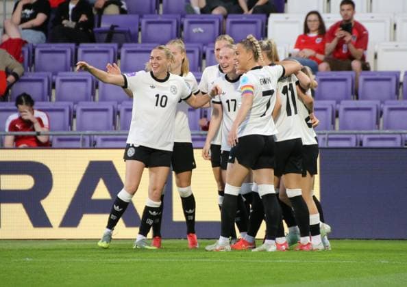 03 06 2025, xgrfx, Football UEFA Women s Nations League , Austria Germany v l Goal, Sydney Lohmann German Women s National Team DFL DFB REGULATIONS PROHIBIT ANY USE OF PHOTOGRAPHS as IMAGE SEQUENCES and or QUASI VIDEO Vienna