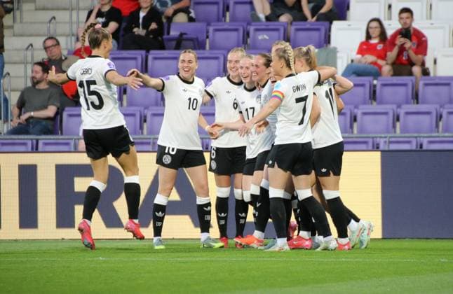 03 06 2025, xgrfx, Football UEFA Women s Nations League , Austria Germany v l Goal, Sydney Lohmann German Women s National Team DFL DFB REGULATIONS PROHIBIT ANY USE OF PHOTOGRAPHS as IMAGE SEQUENCES and or QUASI VIDEO Vienna
